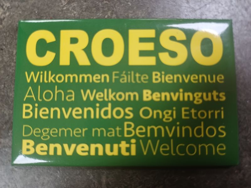 Croeso / Welcome Fridge Magnet