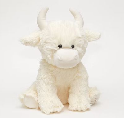 Large Highland Cow Cream by Jomanda