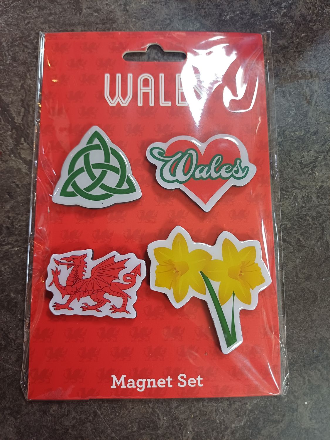 Pack of four Welsh Magnets