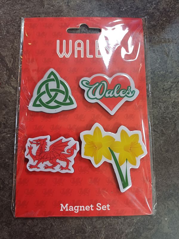 Pack of four Welsh Magnets
