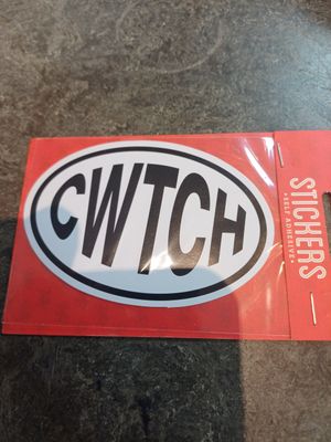 Cwtch Oval Sticker Cwtch Oval Sticker