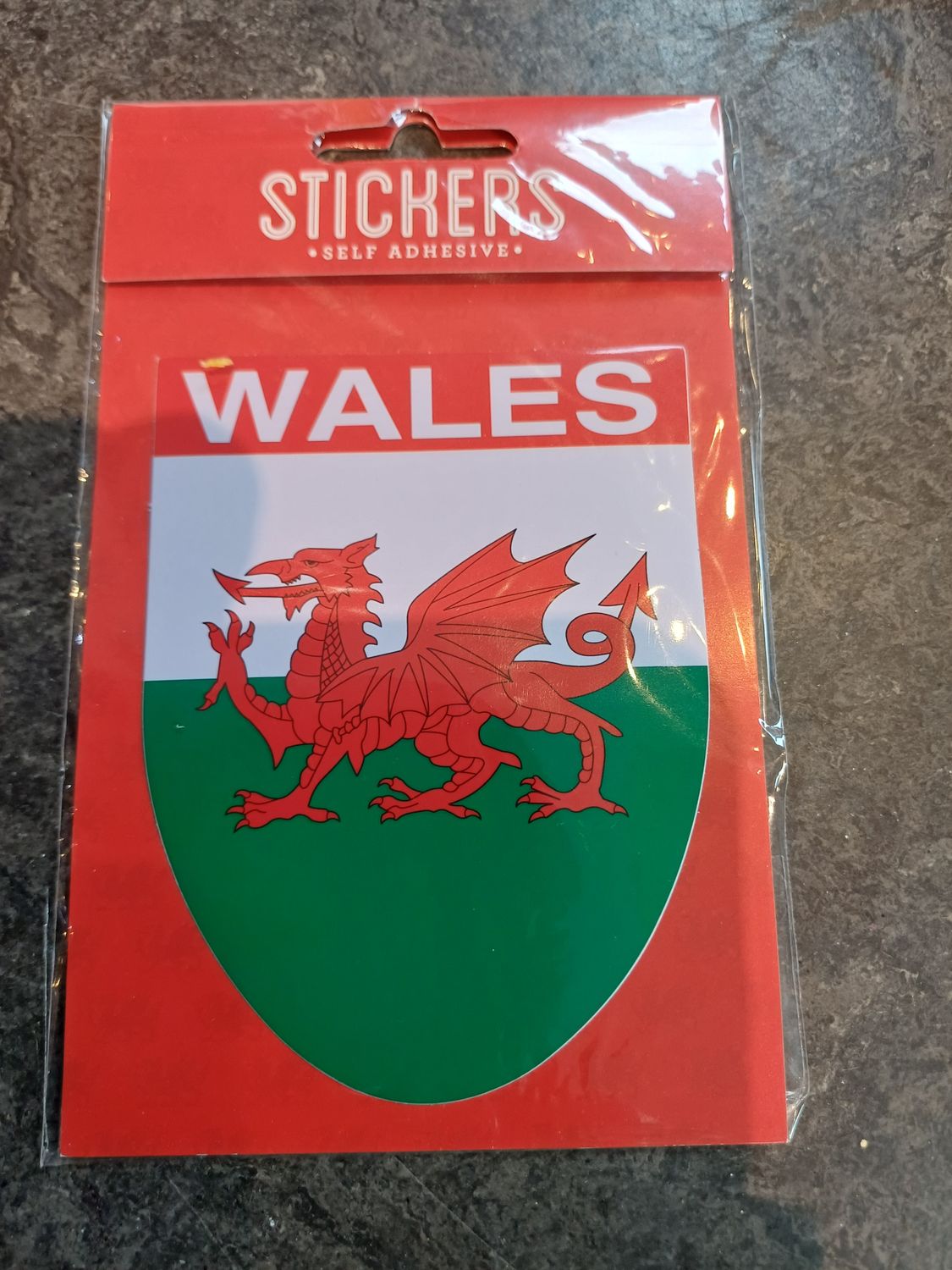 Wales Shield Sticker Wales Shield Sticker