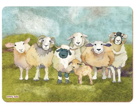 Felted Sheep - Placemat by Emma Ball