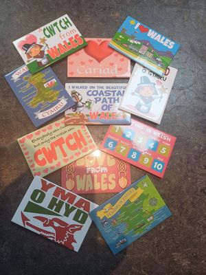 Magnets, stickers, patches and keyrings