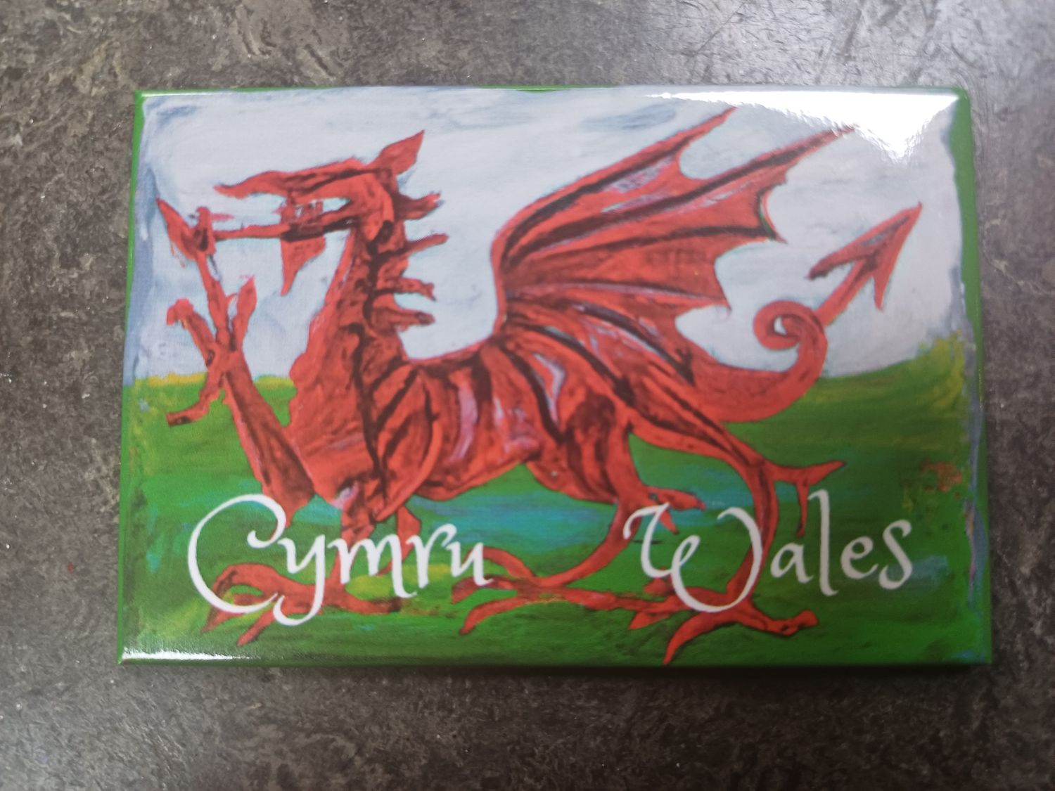 Welsh Flag Fridge Magnet