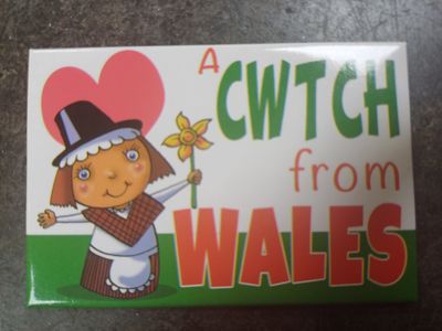 A Cwtch from Wales Fridge Magnet
