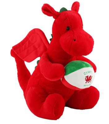 Dragon with Rugby ball