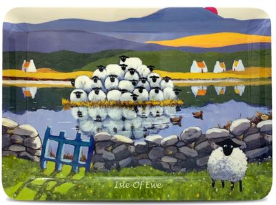 'Isle of Ewe!' Tray by Thomas Joseph 'Isle of Ewe!' Tray by Thomas Joseph