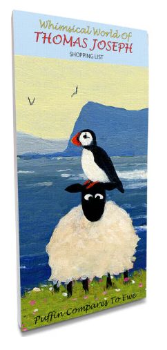 Puffin Compares to Ewe Magnetic Shopping List