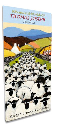 Early Morning Rush Hour Magnetic Shopping List Early Morning Rush Hour Magnetic Shopping List