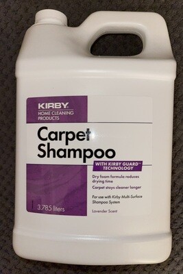 kirby 1 US Gallon Carpet Shampoo 128oz 3.785Litre