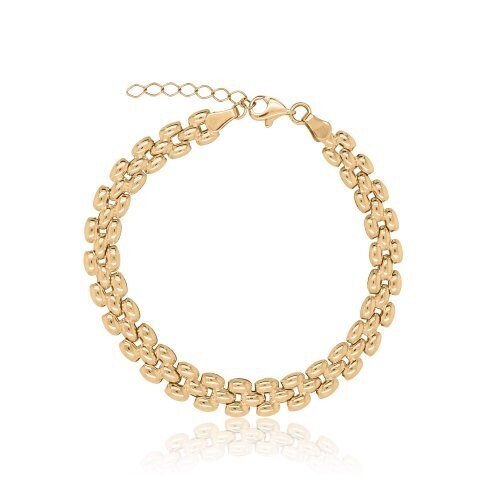 10K GOLD PANTHER LINK BRACELET