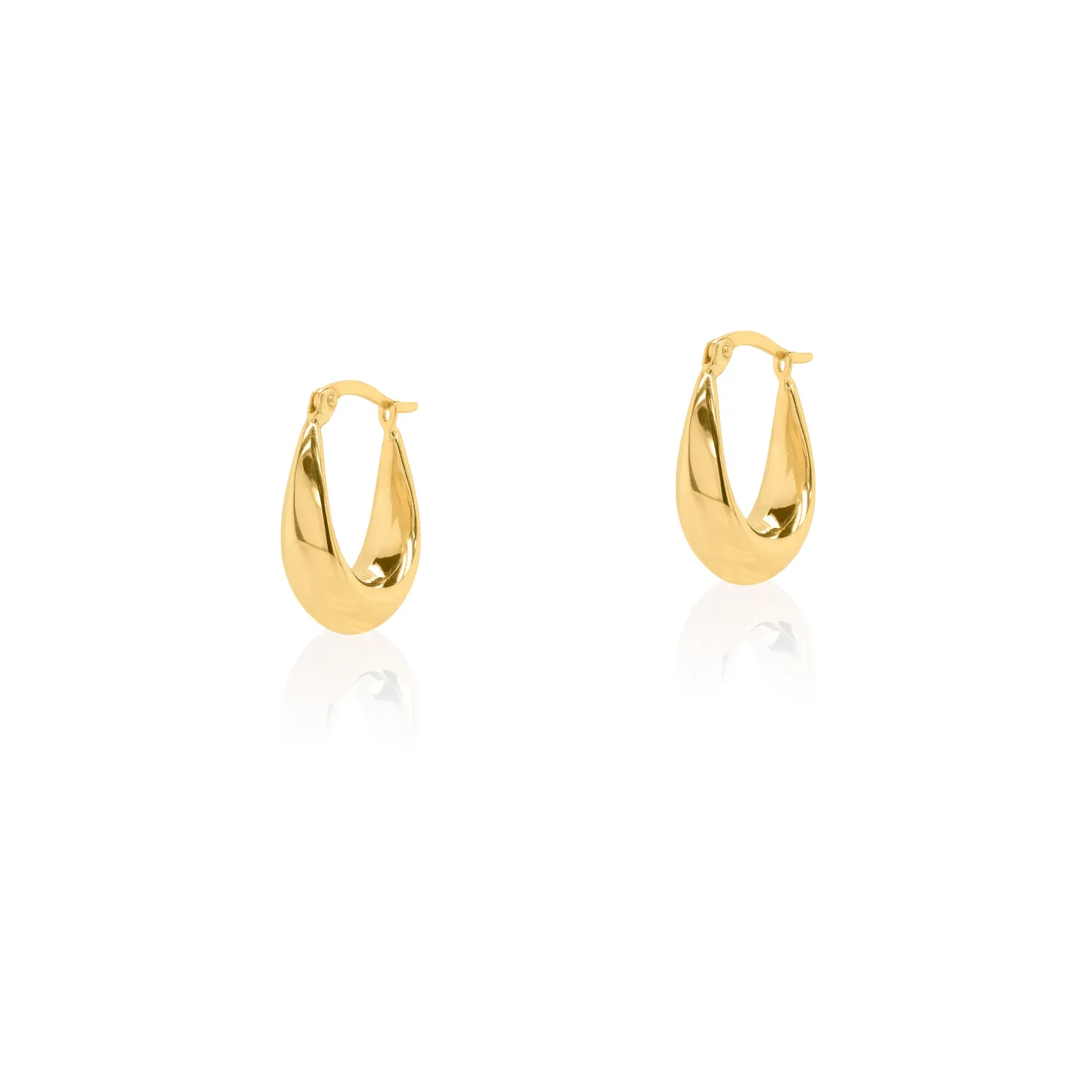 10k Gold Domed Huggies
