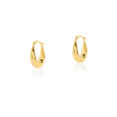 10k Gold Domed Huggies