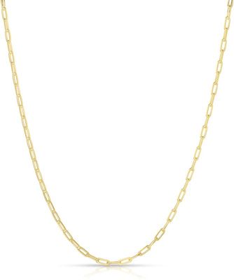 MATHILDE- Gold Vermeil Paperclip Necklace