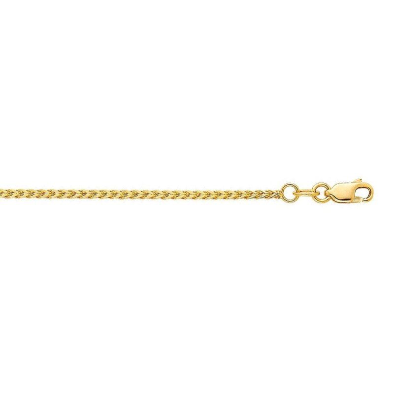 DAISY- Gold Vermeil Wheat Chain Necklace