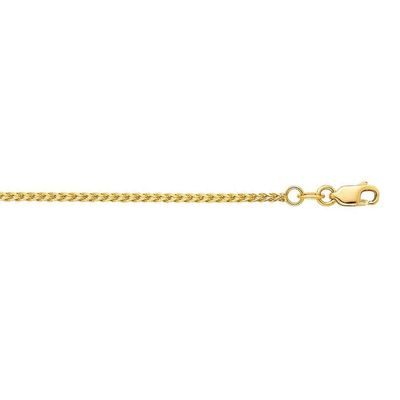 DAISY- Gold Vermeil Wheat Chain Necklace