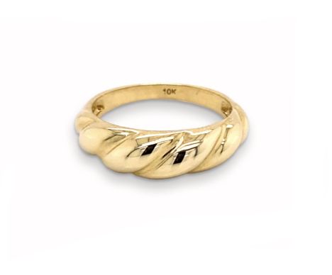 SOPHIE- 10k Gold Croissant Ring
