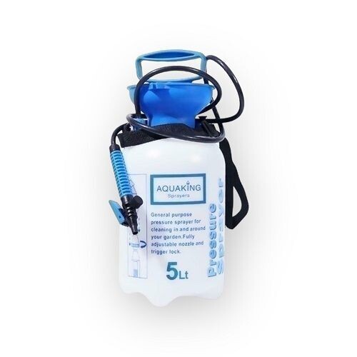 Kerstbomen brandvertragend impregneer middel 5 liter met drukspuit Kerstbomen brandvertragend impregneer middel 5 liter met drukspuit