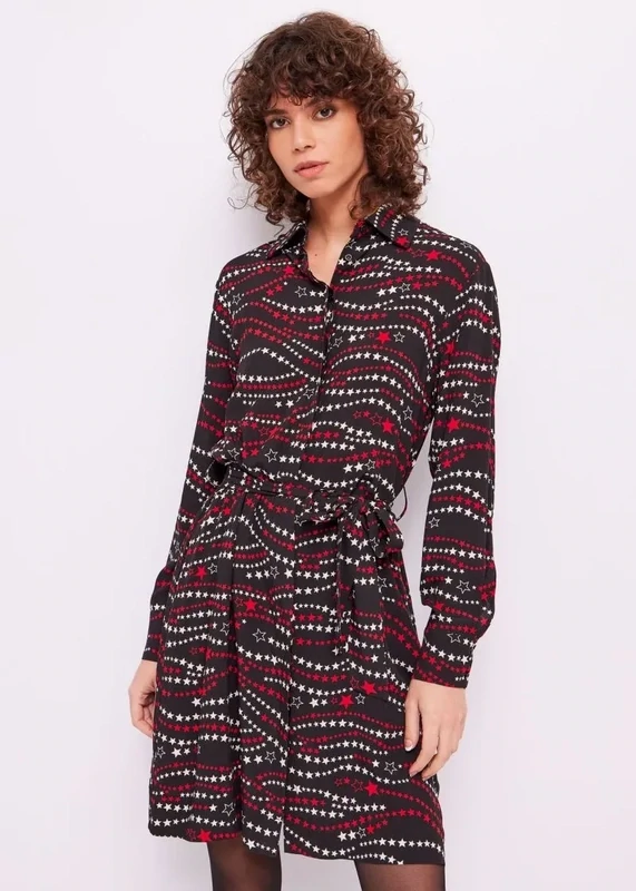 Vestido camisero Estrellas