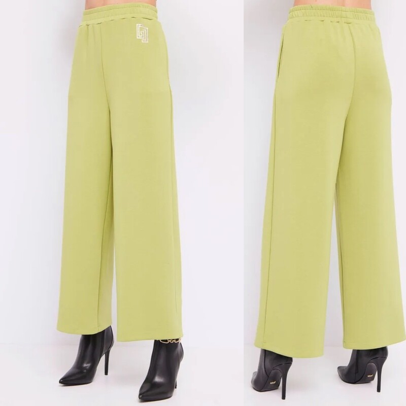 Pantalón camel palazzo viscosa strech