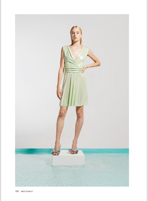 Vestido corto verde mind