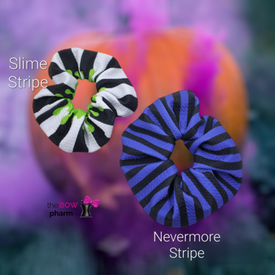 Spooky Stripe Scrunchies Collection