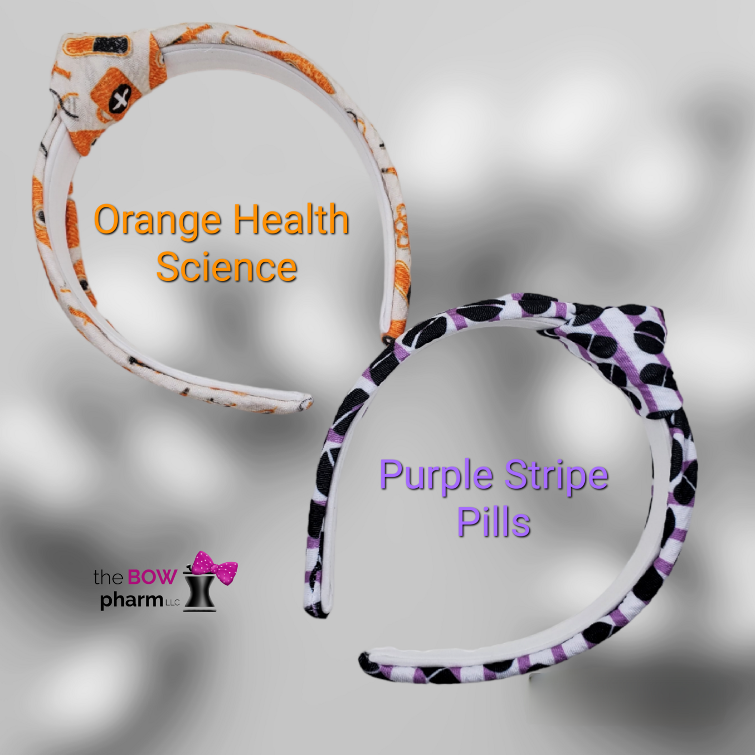 Medical Themed Knotted Headbands
