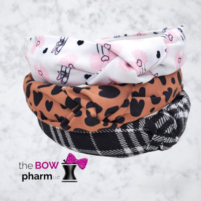Printed Fabric Knotted Headbands