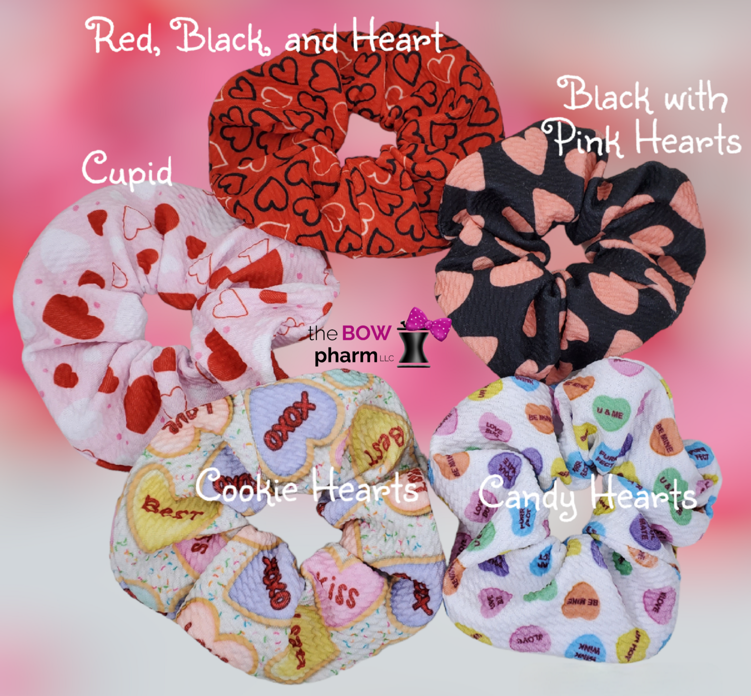 Valentine's Day Scrunchie Collection