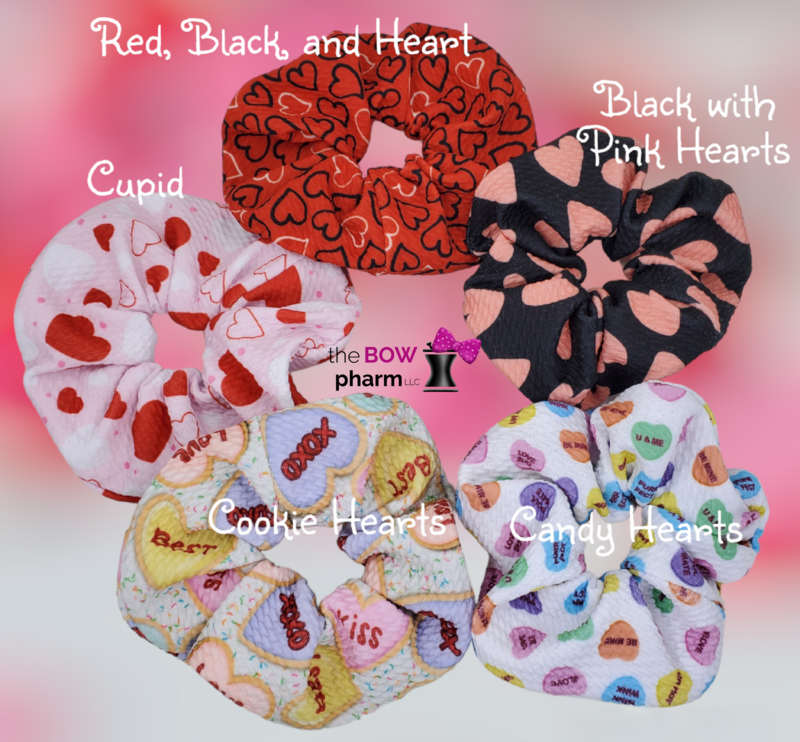 Valentine&#39;s Day Scrunchie Collection