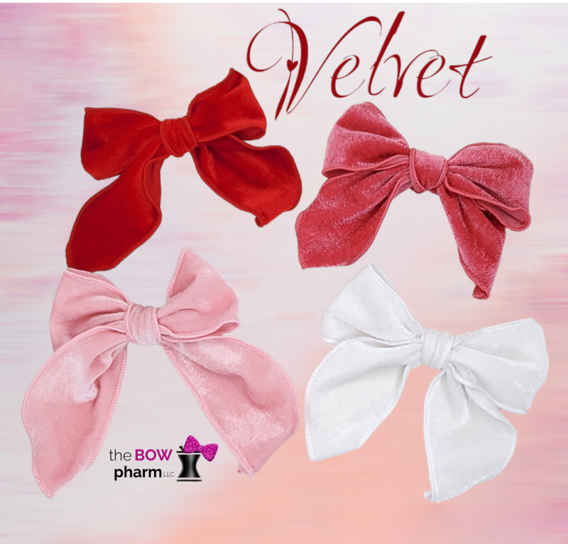Hand Tied Velvet Elizabeth Bows Collection