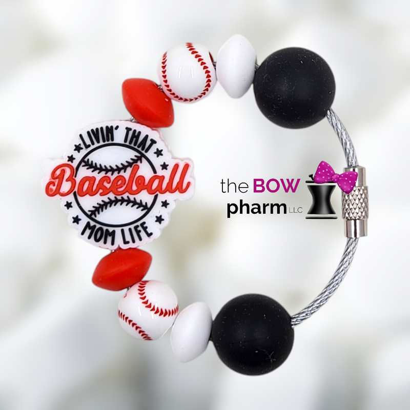 Baseball Mom Life Cup or Bag Charm