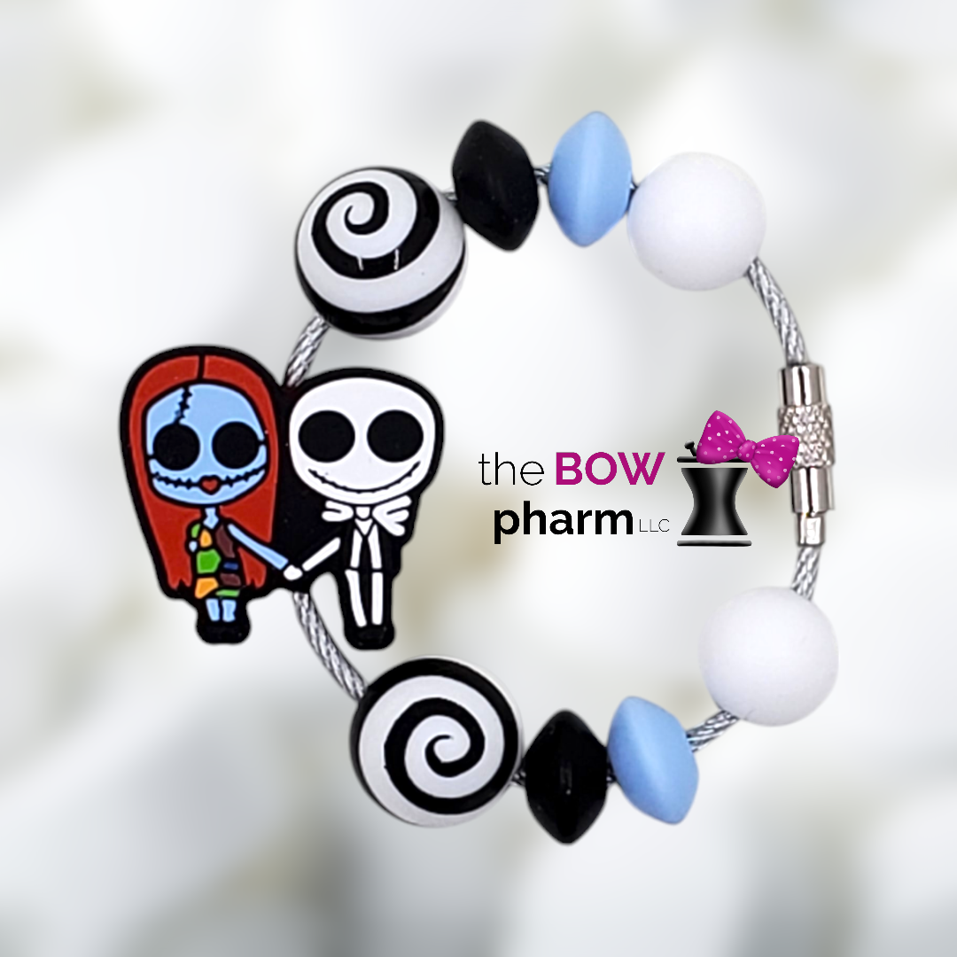 Jack and Sally Cup or Bag Charm