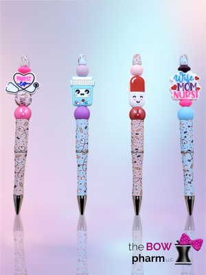 Medical Themed Silicone Beaded Pens