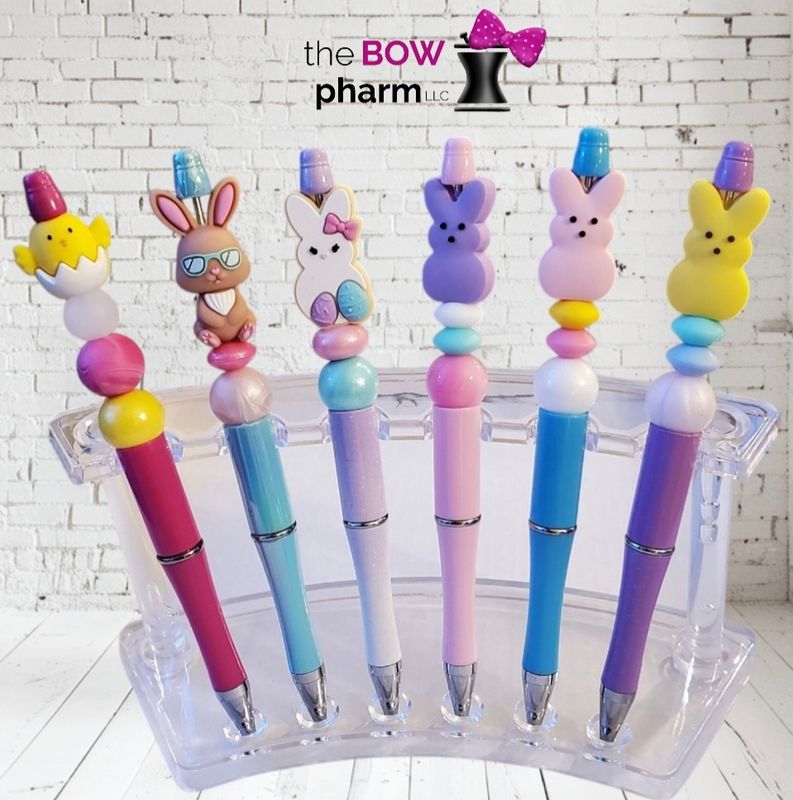 Easter Silicone Beaded Pens