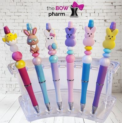 Easter Silicone Beaded Pens