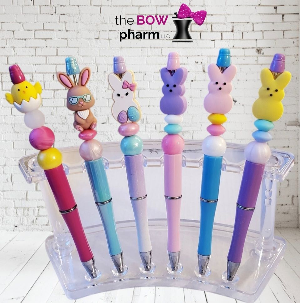 Easter Silicone Beaded Pens