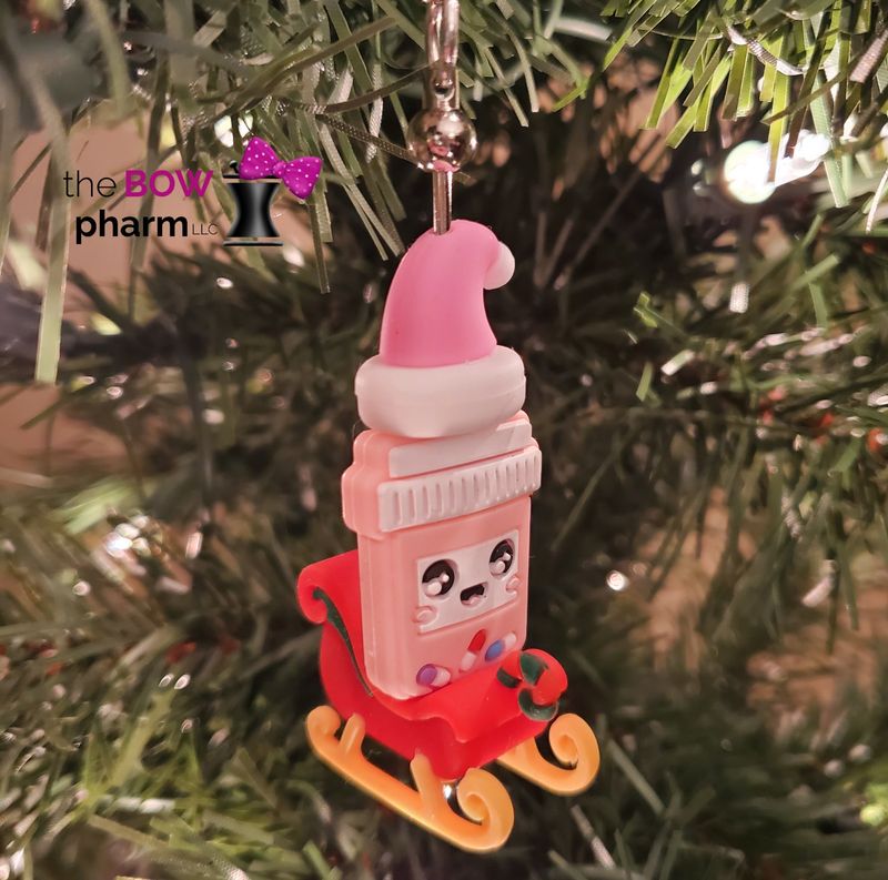 Merry Rx-Mas Sleigh in Pink