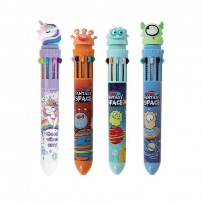 Pix multicolor Strigo, 10 în 1, seria Monster