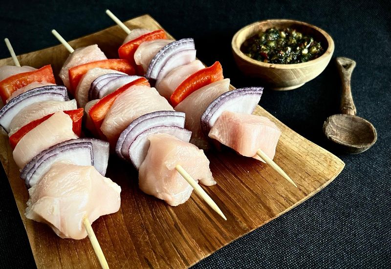 CHICKEN BREAST SKEWER (3UNITS, +450Gr.)