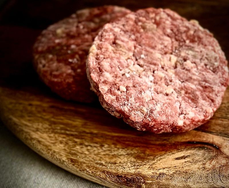 HAMBURGUESAS GOURMET DE CARNE Y CHORIZO ( 2 UNIDADES X 150 Gr.)