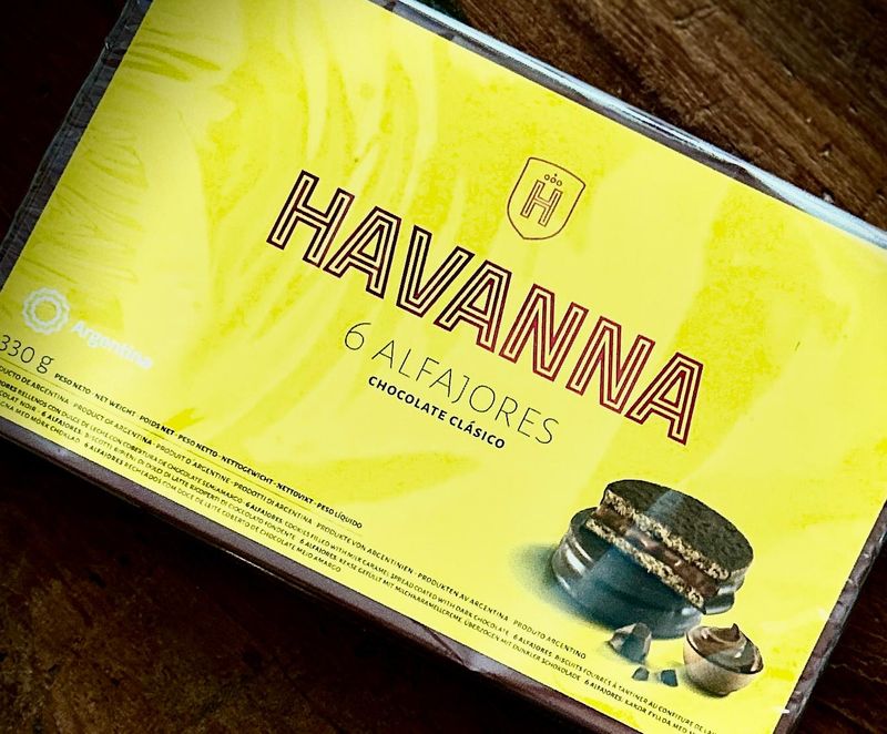 CHOCOLATE ALFAJORES x 6 UNITS.
