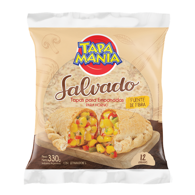 EMPANADAS DOUGH BRAN 330gr.