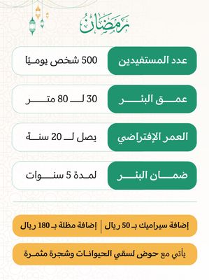 بئر ارتوازي مواضي في اسيا ( النيبال ، الهند ) مع خزان و دينمو