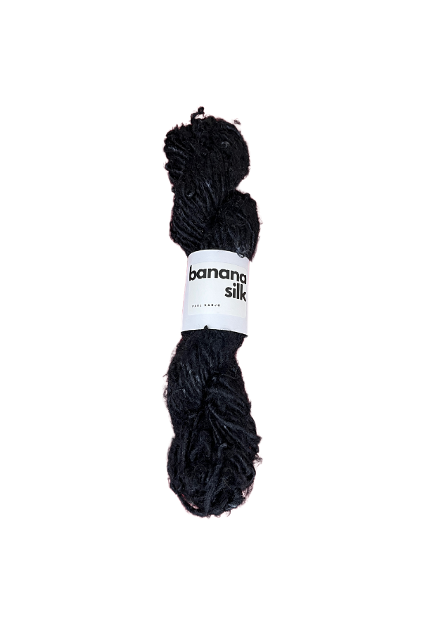 BLACK BANANA SILK YARN