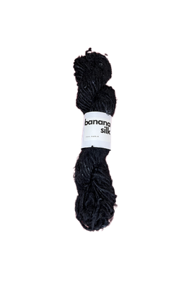 BLACK BANANA SILK YARN