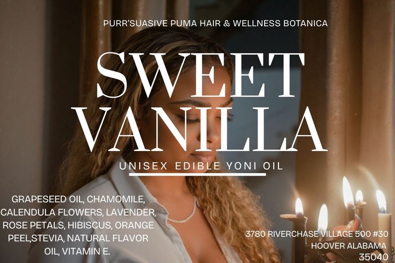 Sweet Vanilla  Edible Unisex Yoni Oil 2oz