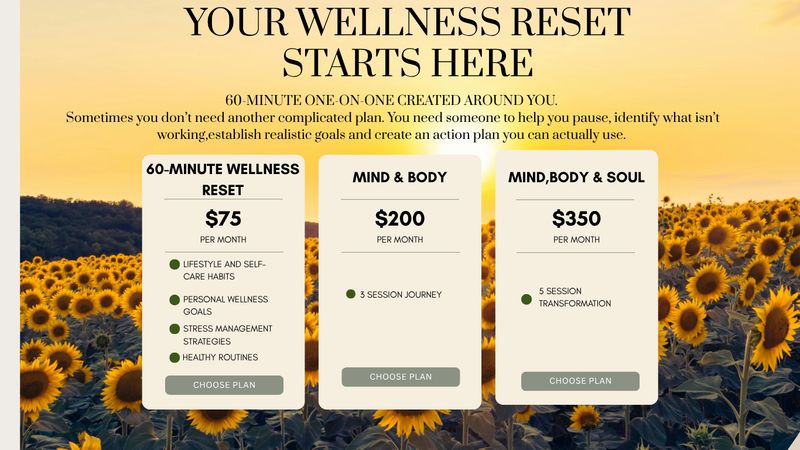 3 Session Wellness Reset 3 Session Wellness Reset