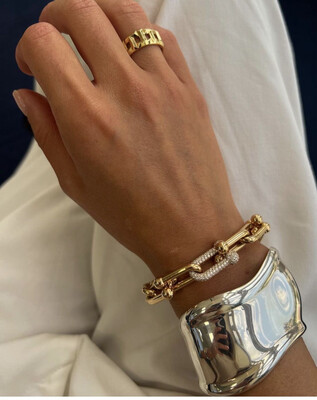 Bracciale catena oro